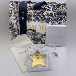 Dior 2023 star charm / ornament & gift bag, and Dust bag